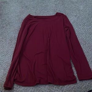 Nice long sleeve red shirt